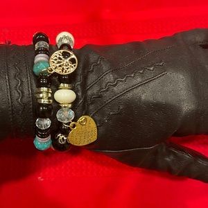 New Pair of Beaded Bracelets in the Central European Style